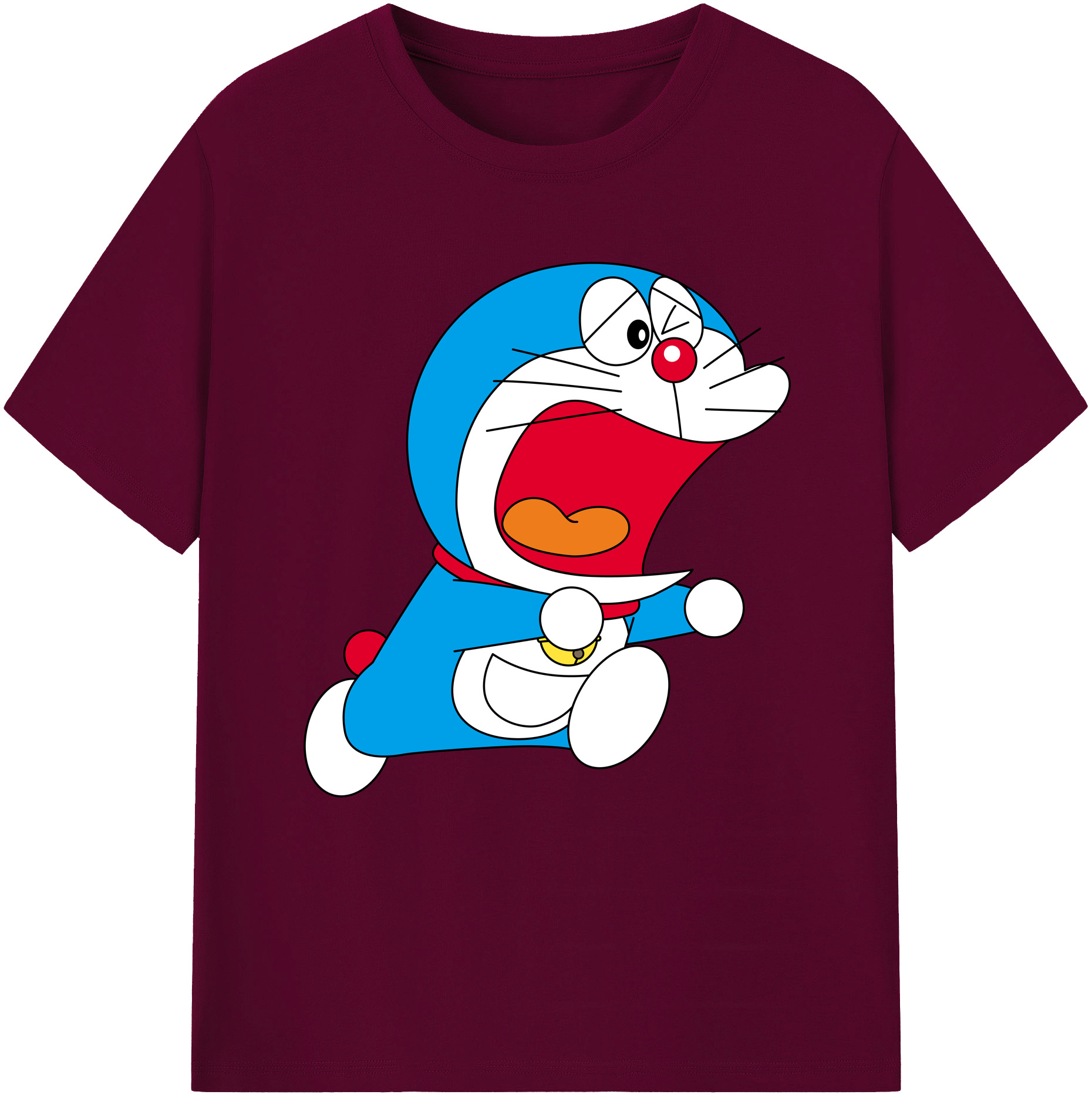 （画像用） ドラえもん Doraemon レディースカジュアルプリントTシャツ（綿100％）